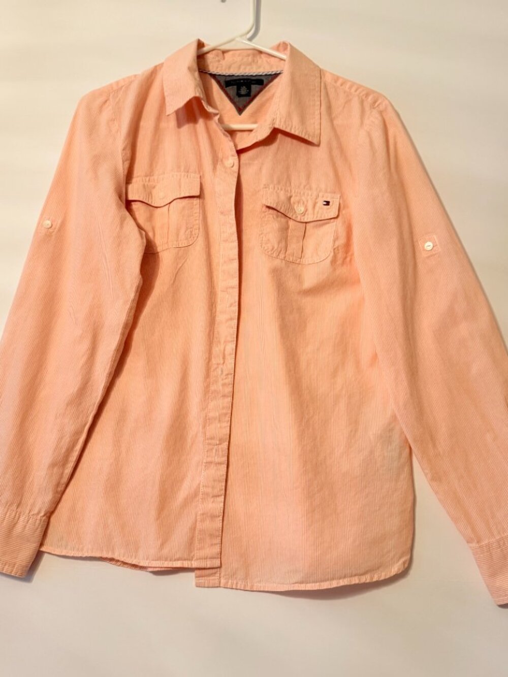 Tommy Hilfiger Women's Long Sleeve Button Front Shirt